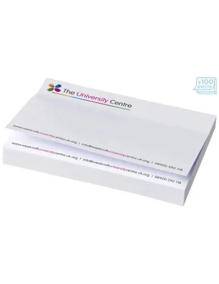 Notas adhesivas de 150x100 mm Sticky-Mate® Ecológica Personalizada 621097