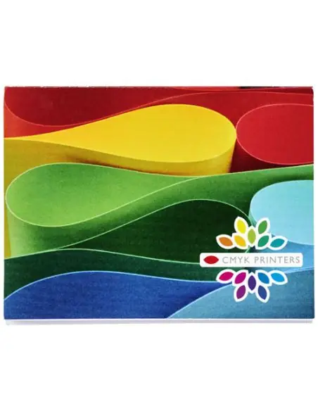 Notas adhesivas de 100x75mm con tapa blanda Sticky-Mate® Ecológica Personalizada 621099