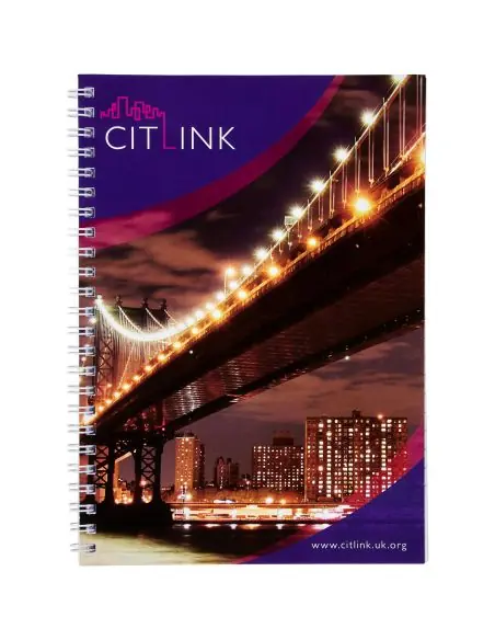 Libreta A5 con espiral Ecológica Personalizada 621251