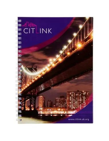 Libreta A5 con espiral Ecológica Personalizada...