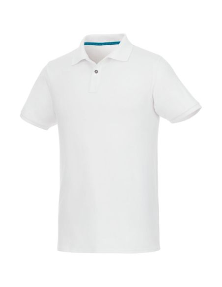 Polo manga corta hombre algodón orgánico poliéster 220 g/m²