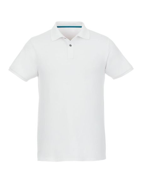 Polo manga corta hombre algodón orgánico poliéster 220 g/m²