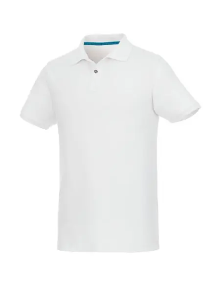 Polo de manga corta de material reciclado orgánico para hombre Ecológico Personalizado 637502