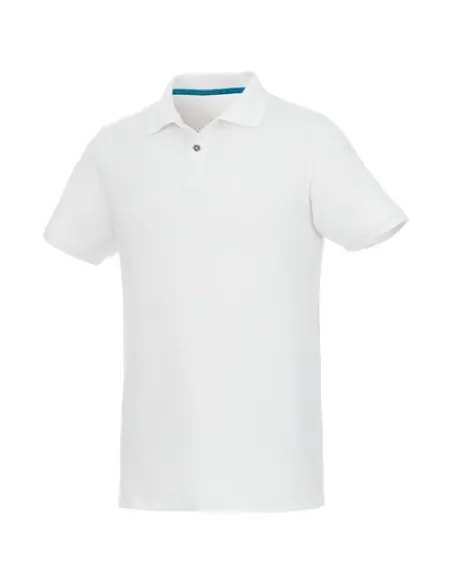 Polo de manga corta de material reciclado orgánico para hombre Ecológico Personalizado 637502