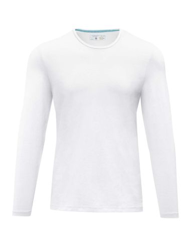 Camiseta manga larga hombre algodón orgánico elastano