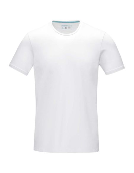 Camiseta manga corta hombre algodón orgánico elastano