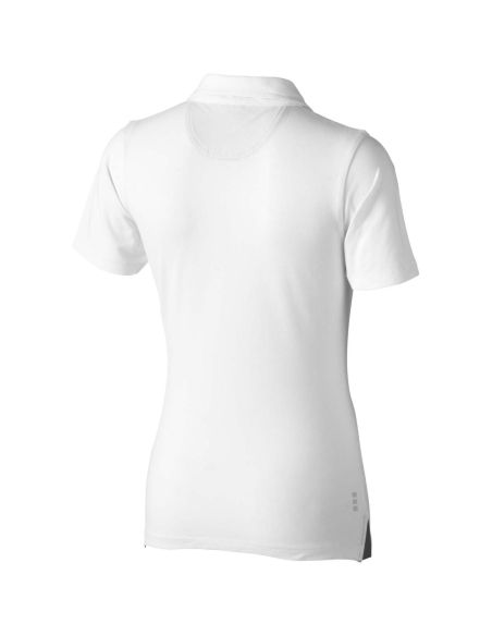 Polo elástico manga corta mujer algodón BCI 200 g/m²