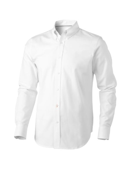 Camisa Oxford manga larga hombre algodón 142 g/m²