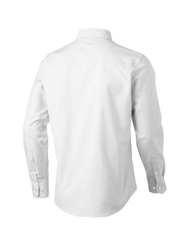 Camisa Oxford manga larga hombre algodón 142 g/m²