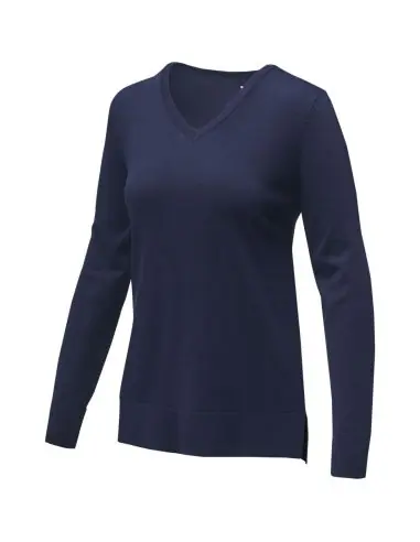 Jersey de cuello pico para mujer Ecológico...