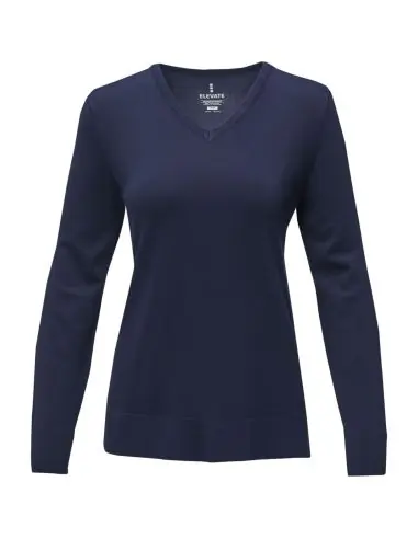 Jersey de cuello pico para mujer Ecológico...