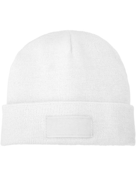 Gorro de invierno con parche frontal
