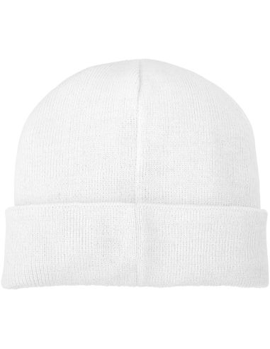 Gorro de invierno con parche frontal