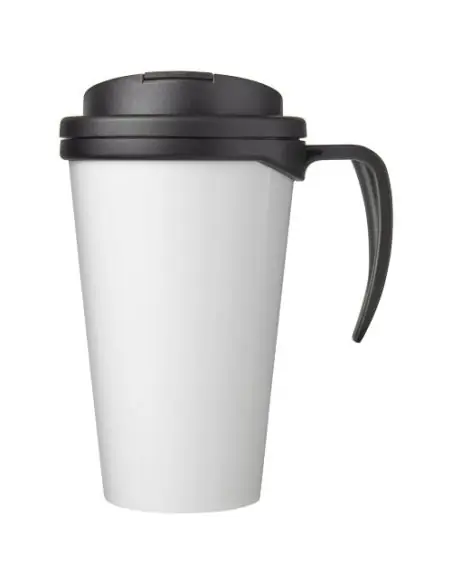 Brite-Americano® Taza de 350 ml con tapa antigoteo Ecológica Personalizada 6210420