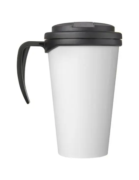 Brite-Americano® Taza de 350 ml con tapa antigoteo Ecológica Personalizada 6210420