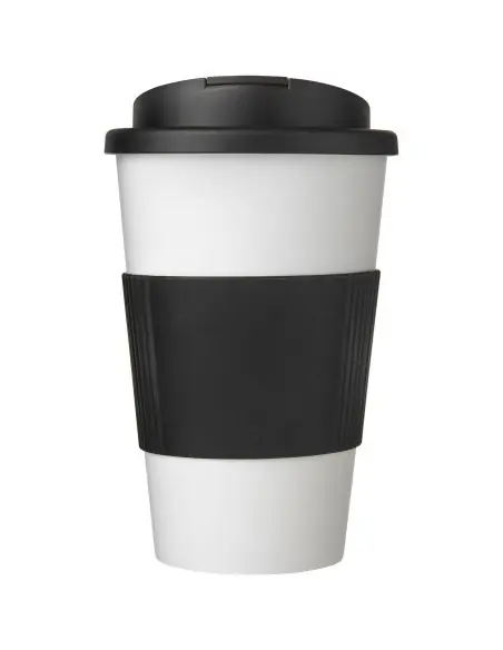 Americano® vaso 350 ml con agarre y tapa antigoteo Ecológico Personalizado 6210696