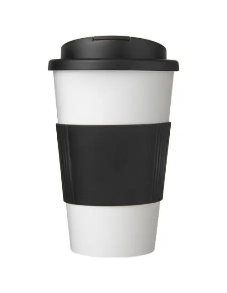 Americano® vaso 350 ml con agarre y tapa antigoteo Ecológico Personalizado 6210696