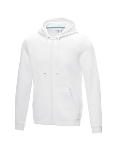 Sudadera con capucha y cremallera completa de orgánico para hombre Ecológica Personalizada 637510