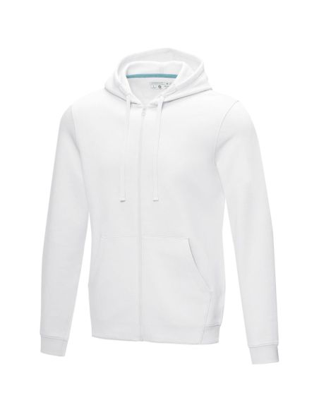 Sudadera algodón orgánico RPET 280 g/m² cremallera