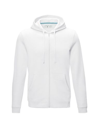 Sudadera algodón orgánico RPET 280 g/m² cremallera