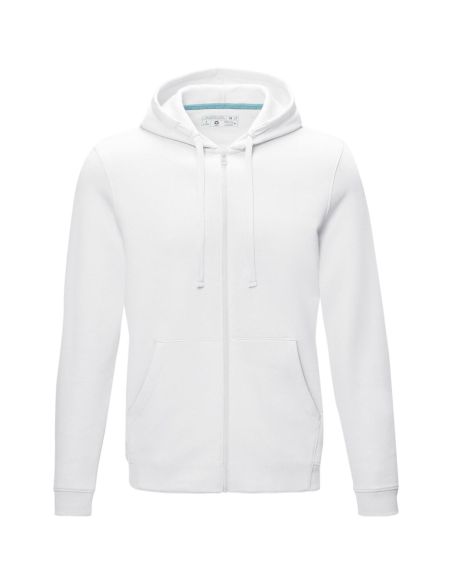 Sudadera algodón orgánico RPET 280 g/m² cremallera