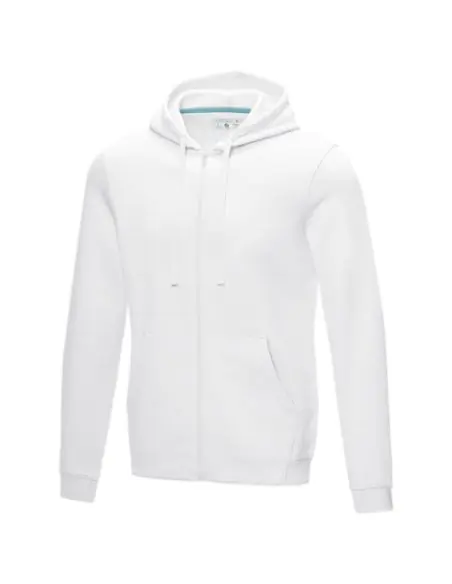 Sudadera con capucha y cremallera completa de orgánico para hombre Ecológica Personalizada 637510