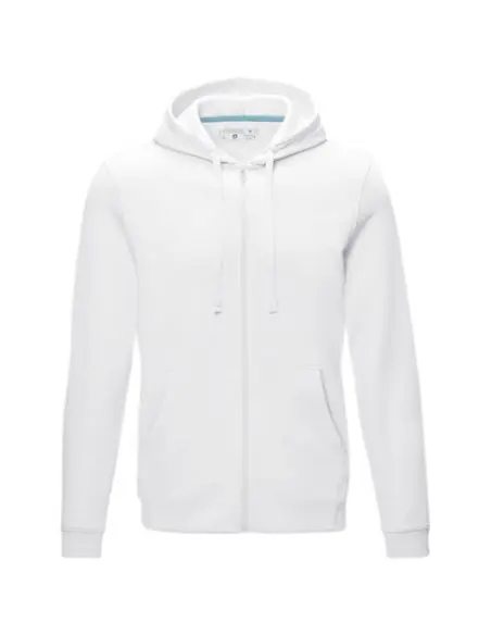 Sudadera con capucha y cremallera completa de orgánico para hombre Ecológica Personalizada 637510