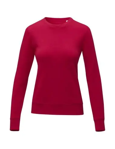 Jersey de cuello redondo para mujer Ecológico...
