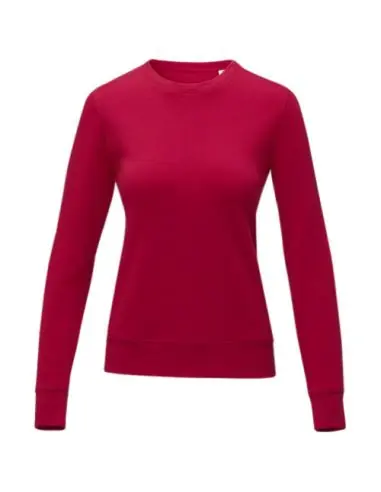 Jersey de cuello redondo para mujer Ecológico...