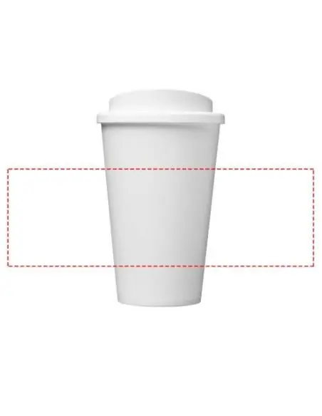 Americano® Vaso térmico de 350 ml con aislamiento antimicrobiano Ecológico Personalizado 6210166