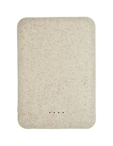 Batería externa de 5000 mAh de paja de trigo...