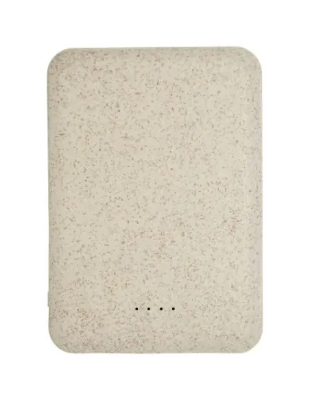 Batería externa de 5000 mAh de paja de trigo Ecológica Personalizada 6124137