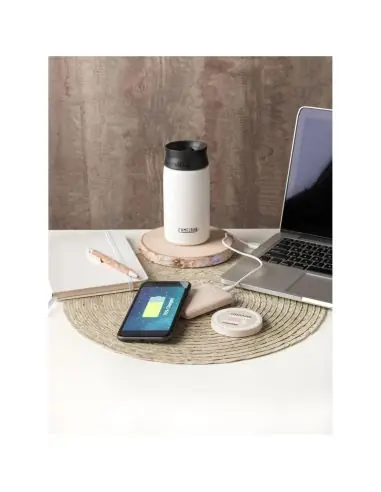 Batería externa de 5000 mAh de paja de trigo...