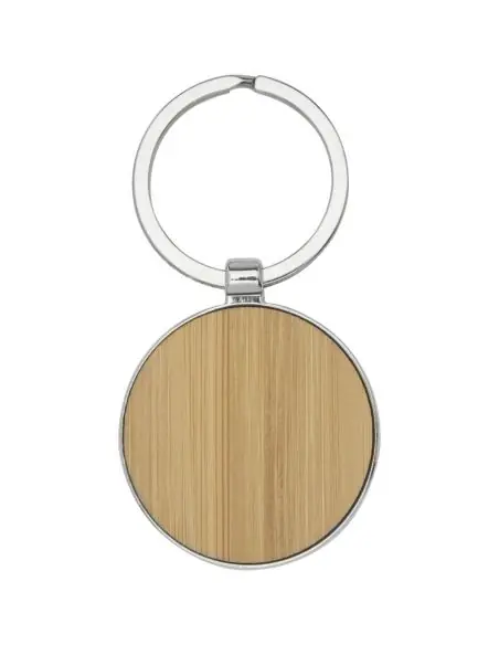 Llavero redondo de bambú Ecológico Personalizado 6118125