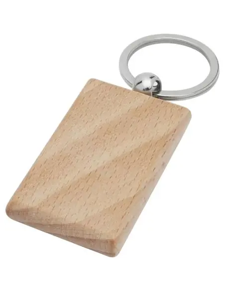 Llavero rectangular de madera de haya Ecológico Personalizado 6118122