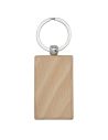 Llavero rectangular de madera de haya Ecológico Personalizado 6118122 - Imagen 2