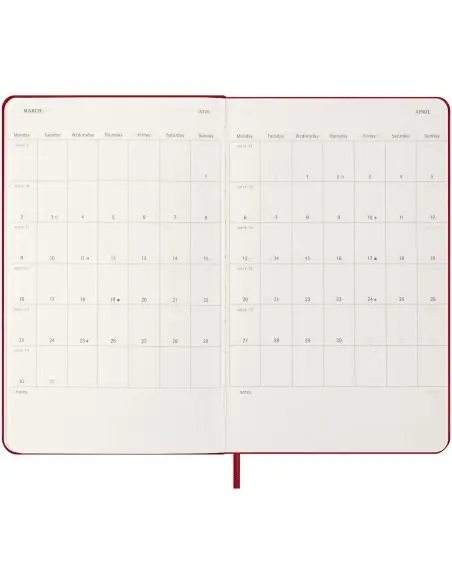 Agenda diaria de 12 meses con tapa dura Ecológica Personalizada 6107753