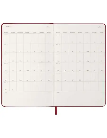 Agenda diaria de 12 meses con tapa dura Ecológica Personalizada 6107753