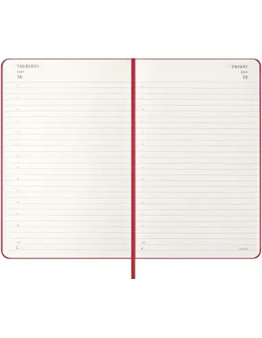 Agenda diaria de 12 meses con tapa dura...