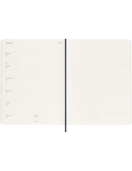 Libreta XL 25 x 19 cm con tapa blanda