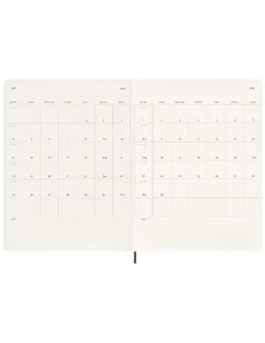 Libreta XL con tapa blanda de 12 meses...