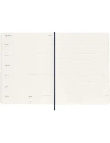 Libreta XL con tapa blanda de 12 meses...