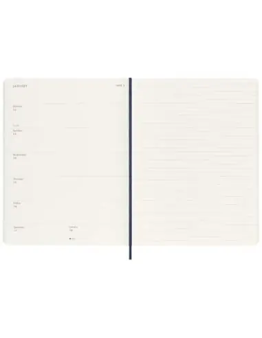 Libreta XL con tapa blanda de 12 meses...