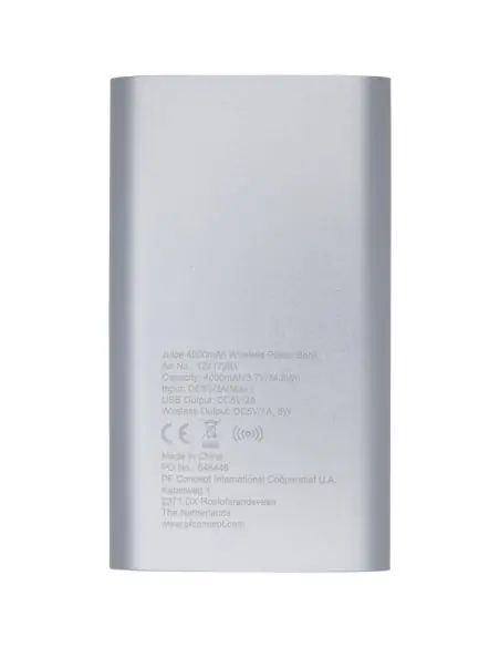 Batería externa inalámbrica de 4000 mAh Ecológica Personalizada 6124172