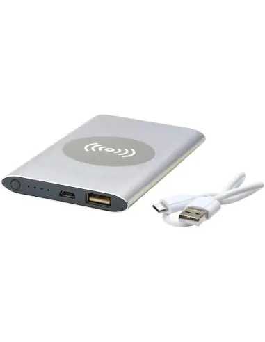 Batería externa inalámbrica de 4000 mAh...