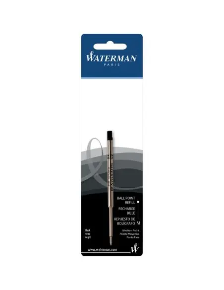 Waterman recambio de bolígrafo (tinta negra) Ecológico Personalizado 6420006