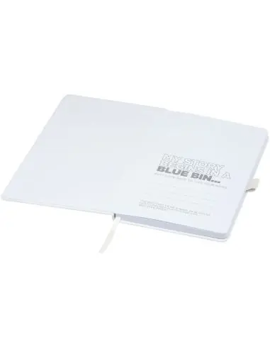 Libreta de papel reciclado A5 con tapa de PET...