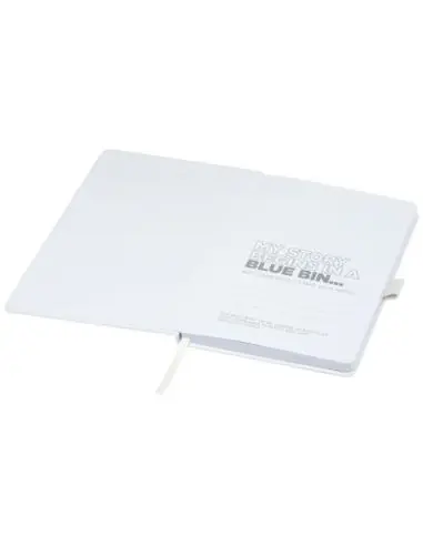 Libreta de papel reciclado A5 con tapa de PET...