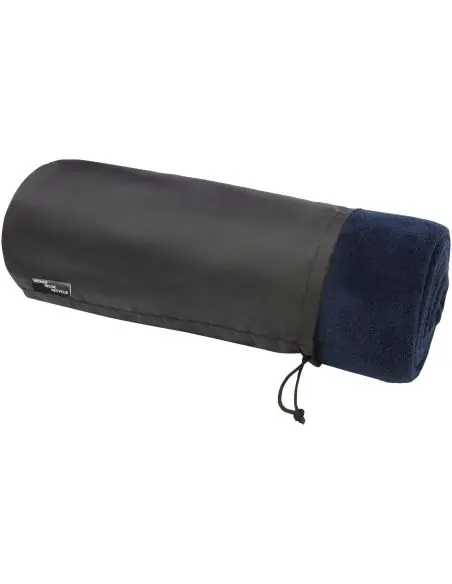 Manta de tejido polar coral de RPET certificada GRS Ecológica Personalizada 6113191