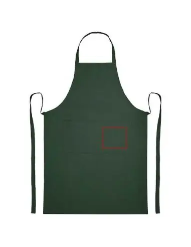 Delantal de algodón orgánico de 200 g/m²...